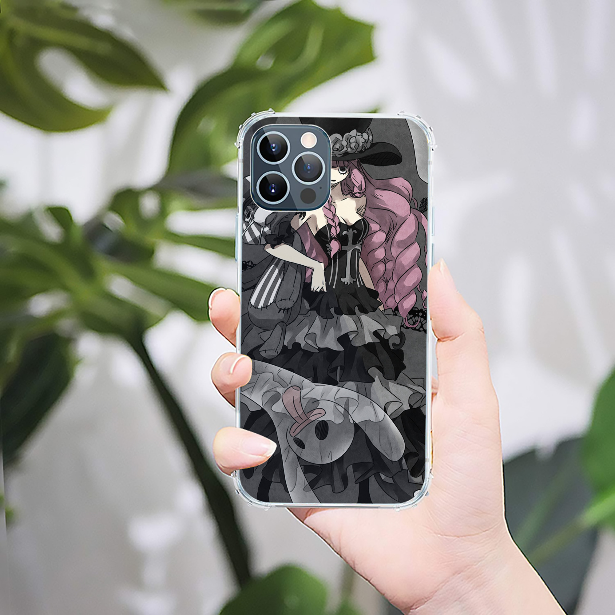 （画像用） ワンピース ONE PIECE 【iPhone 12シリーズ対応】透明スマホケース（クリアソフトケース）